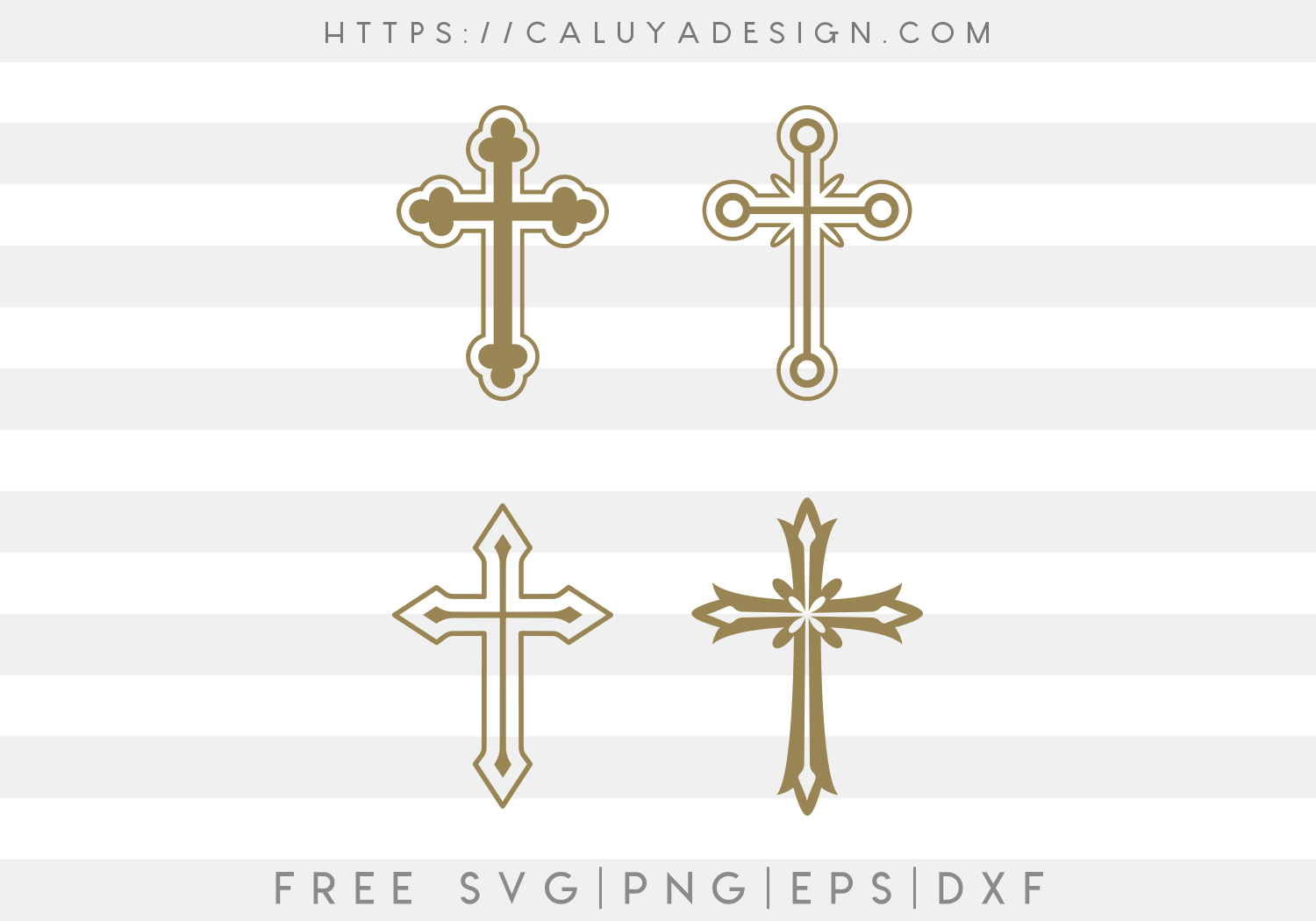 Free Vintage Cross SVG Cut File