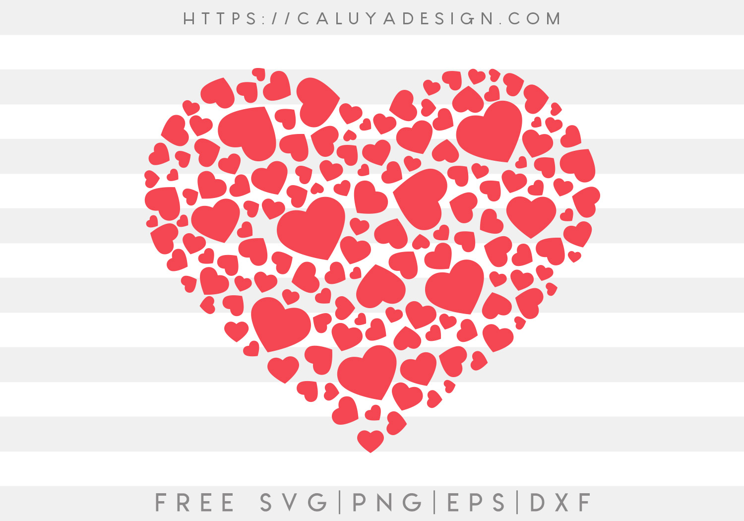 Free Heart With Heart Svg Png Eps Dxf By Caluya Design