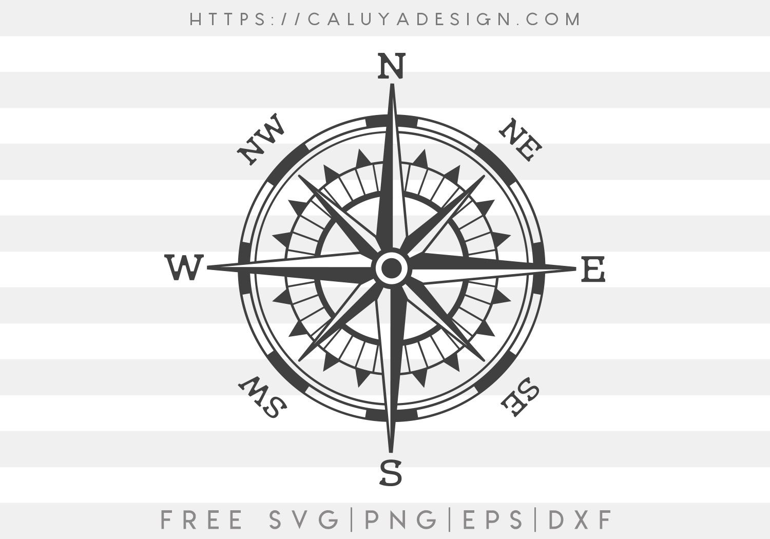 Vintage Compass SVG, PNG, EPS & DXF