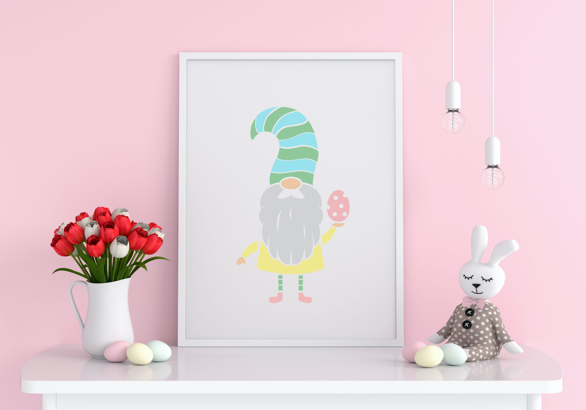 Free Easter Gnomes SVG Cut File