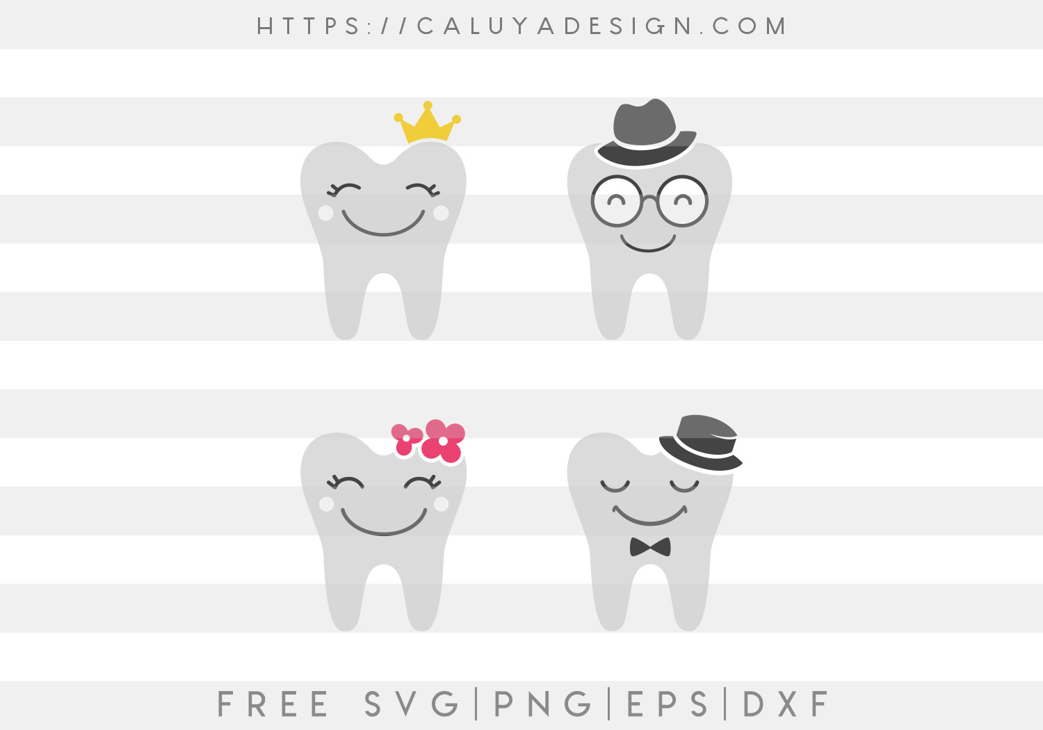 Free Basic Teeth SVG Cut File