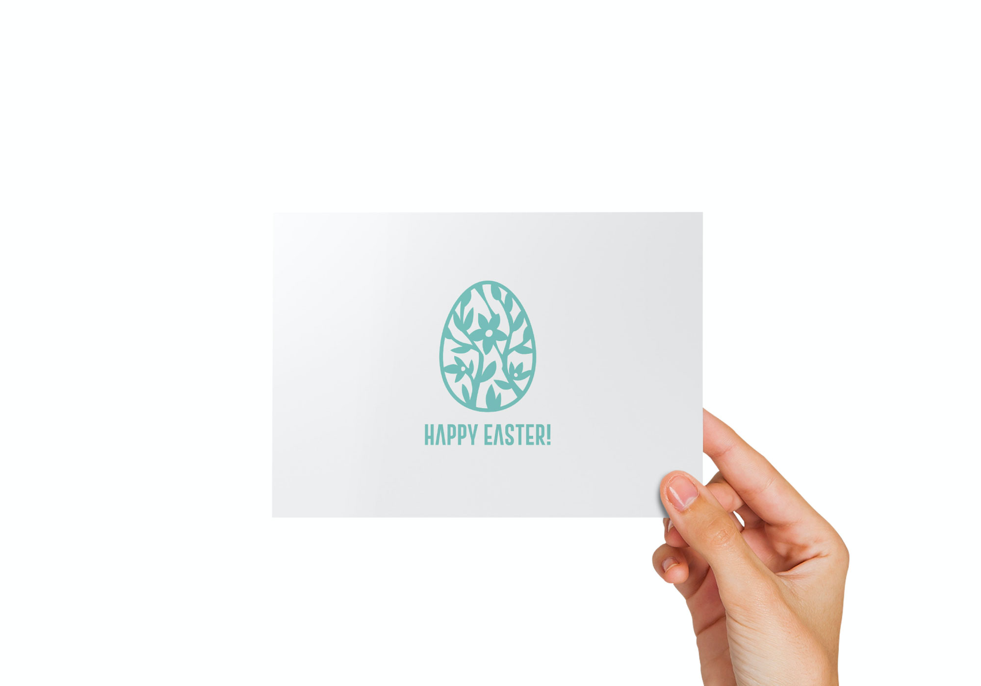 Free Floral Easter Egg SVG Cut File