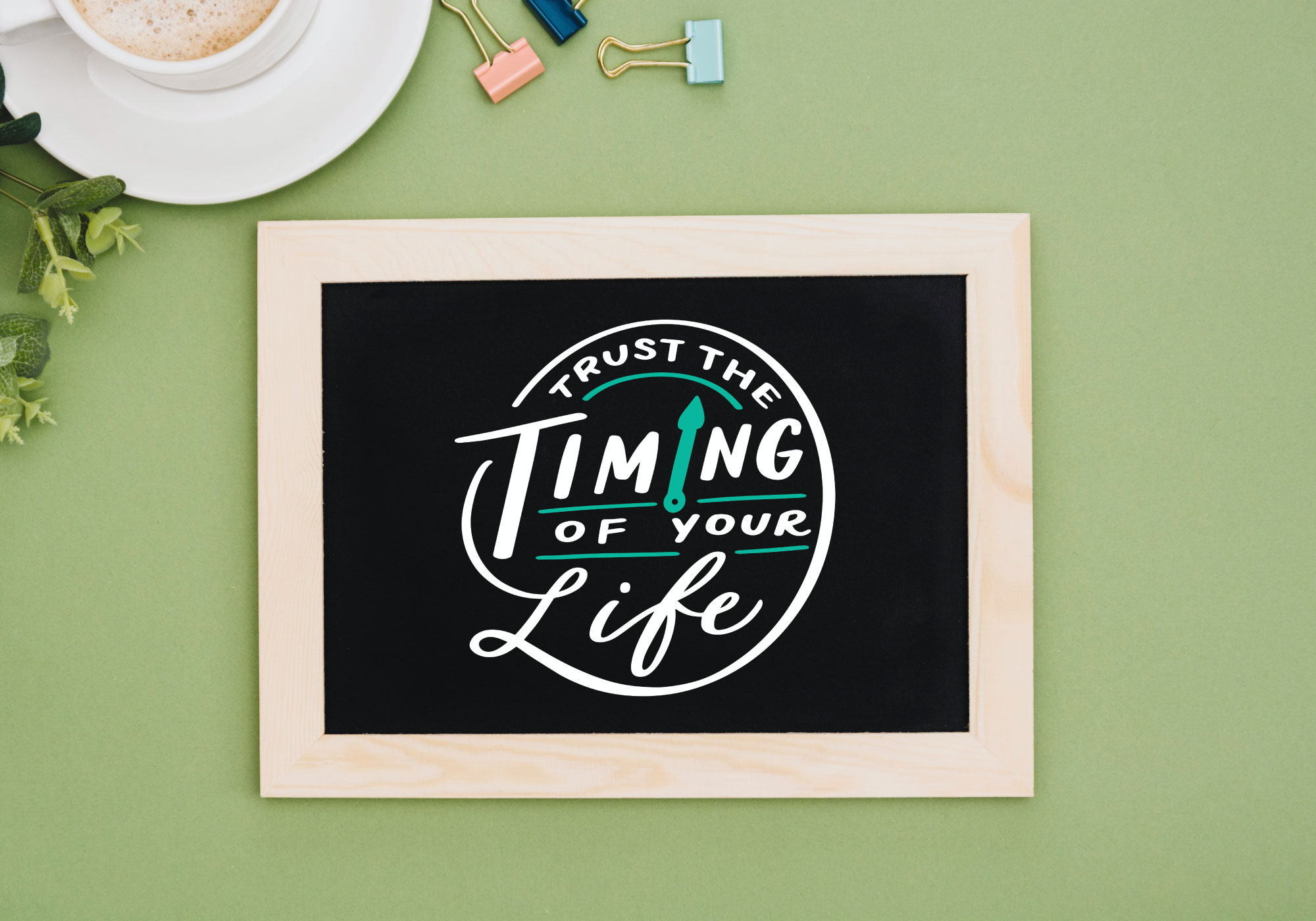 Free Trust The Timing SVG Cut File