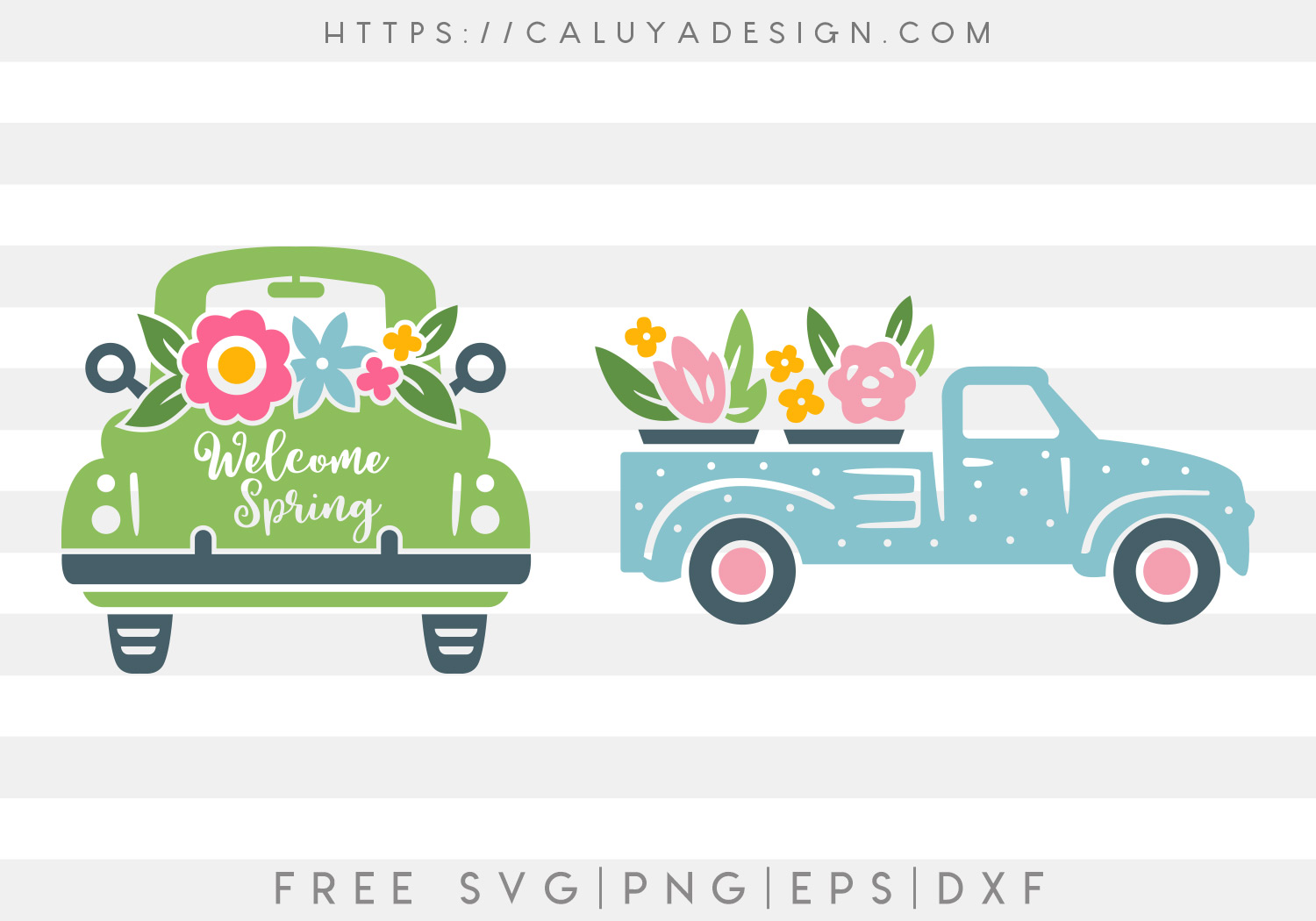 Download Free Spring Truck Svg Png Eps Dxf By Caluya Design