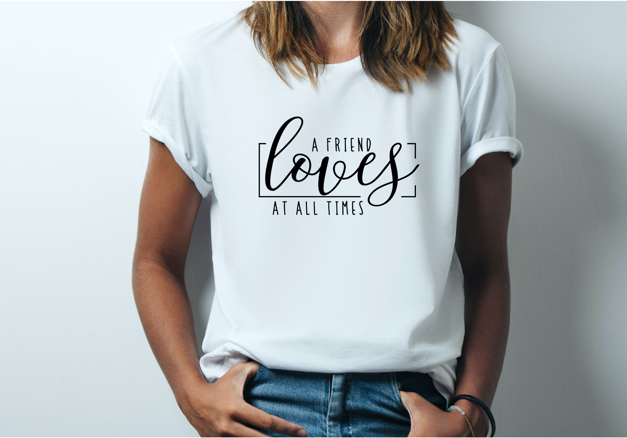 Free A Friend Loves At All Times SVG Cut File
