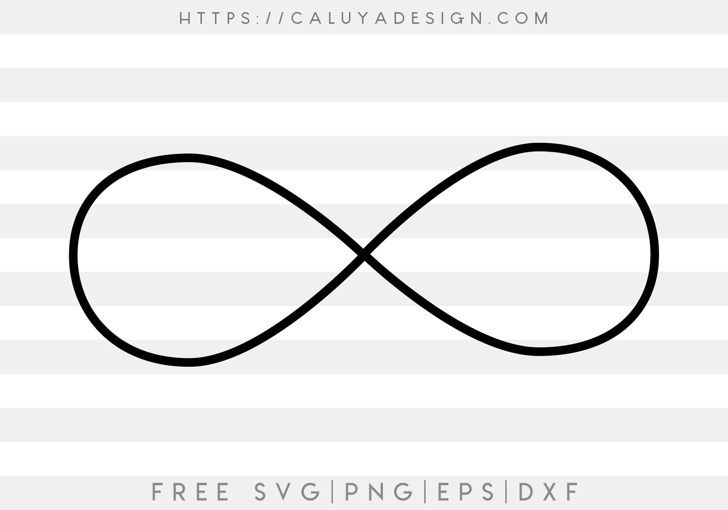 Free Infinity Symbol SVG Cut File
