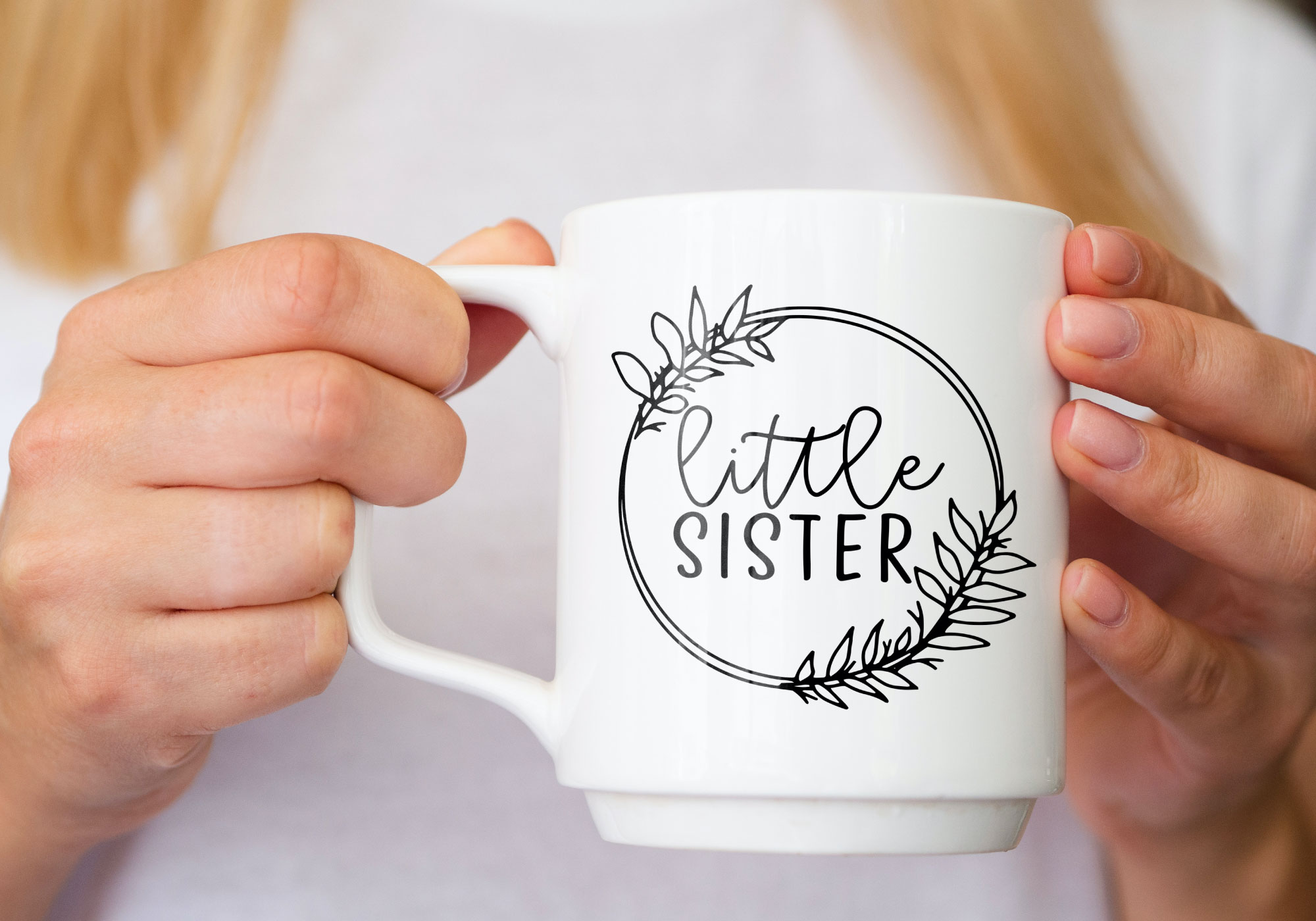Free Little Sister SVG Cut File