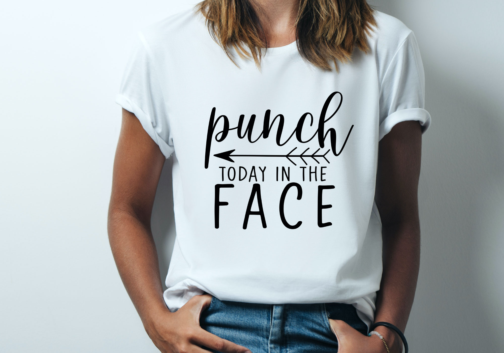 Free Punch Today In the Face SVG Cut File