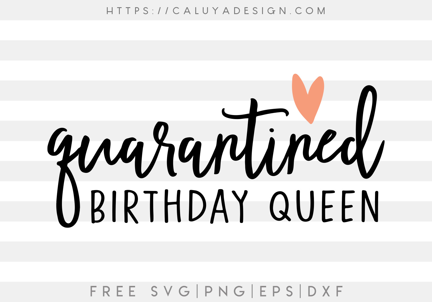 Quarantined Birthday Queen SVG, PNG, EPS & DXF