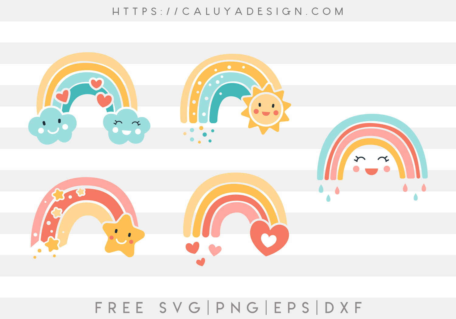 Rainbow SVG, PNG, EPS & DXF