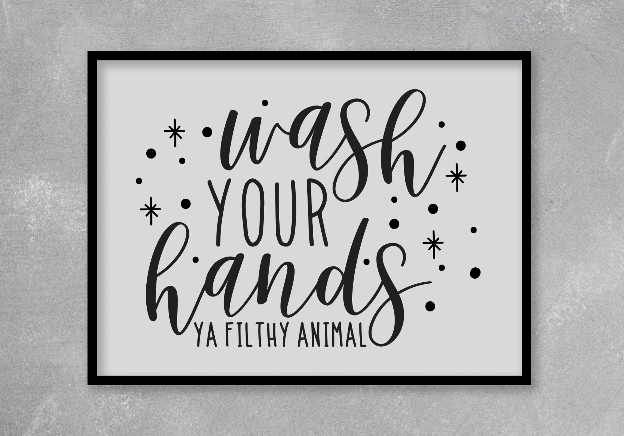 Free Wash Your Hands SVG Cut File