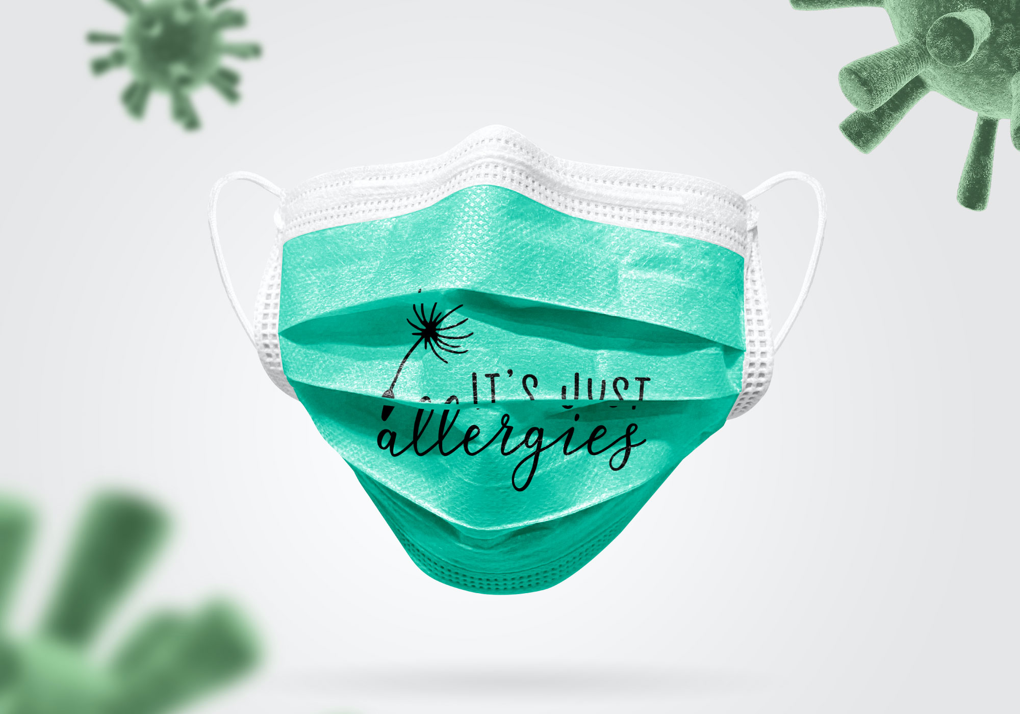 Free It's Just Allergies SVG Cut File