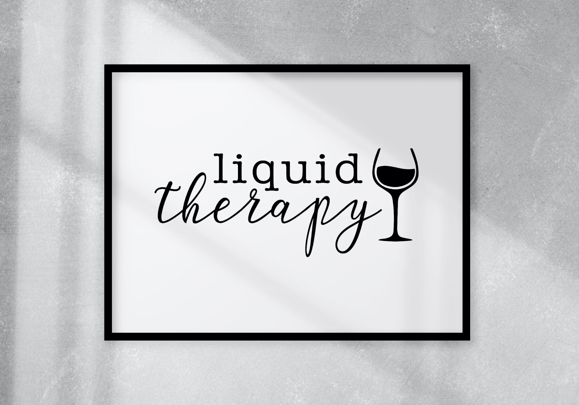 Free Liquid Therapy SVG Cut File