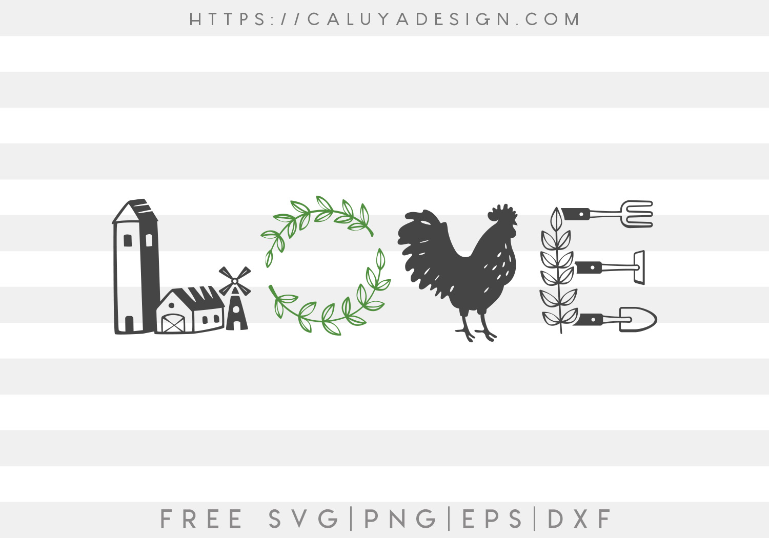 Download Free Love Farm Sign Svg Png Eps Dxf By Caluya Design