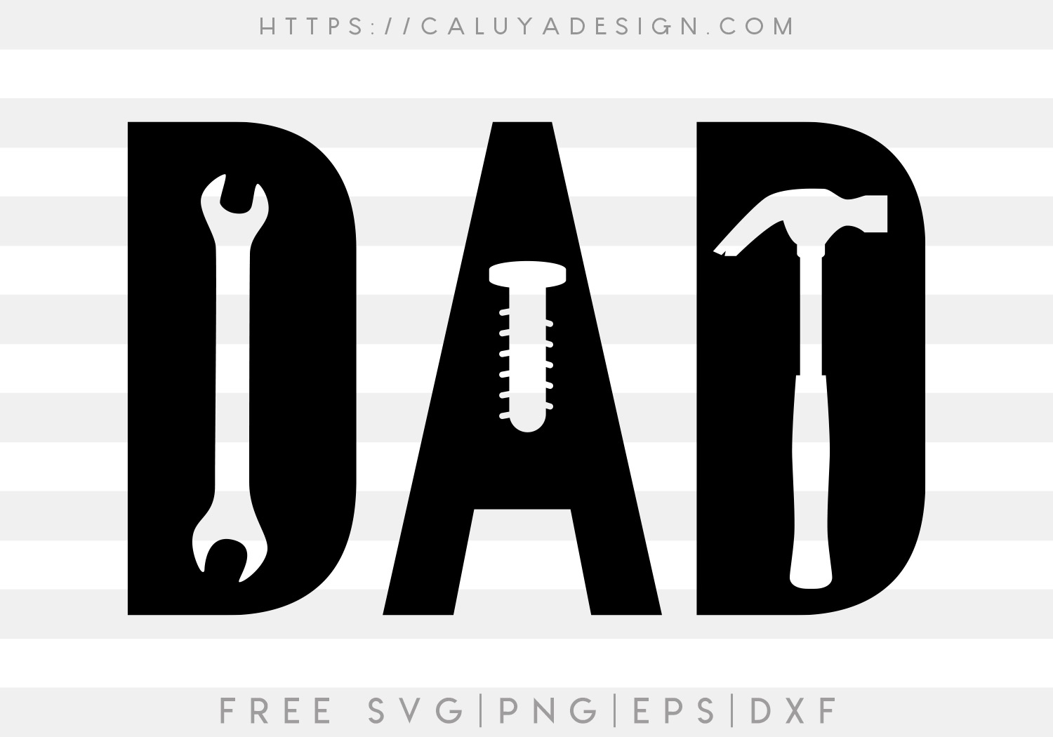 Dad With Tool SVG, PNG, EPS & DXF