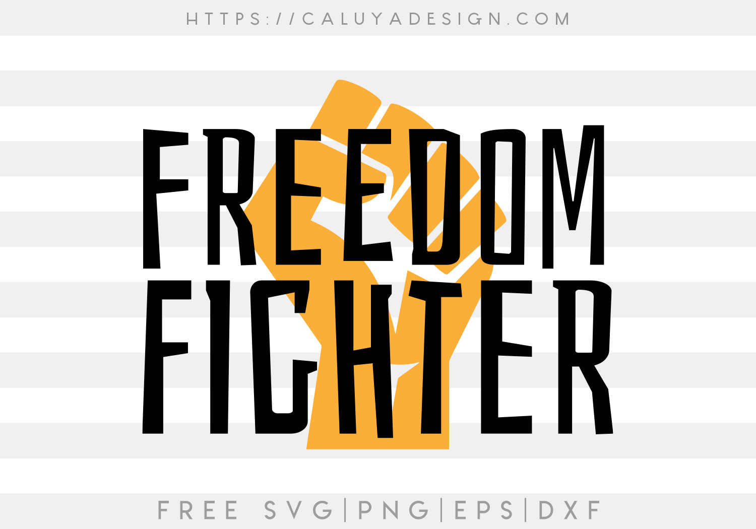 Free Freedom Fighter SVG Cut File