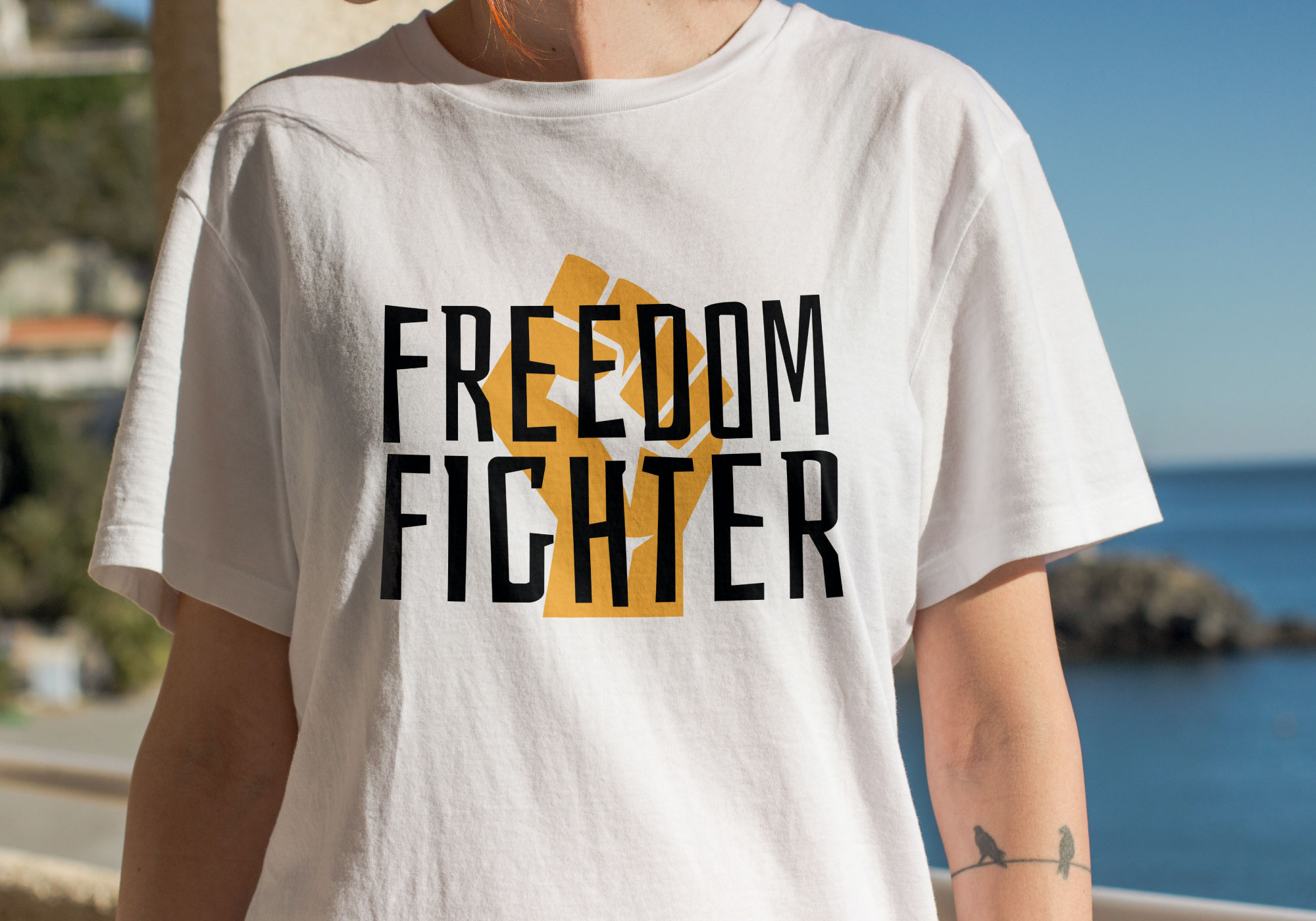 Free Freedom Fighter SVG Cut File