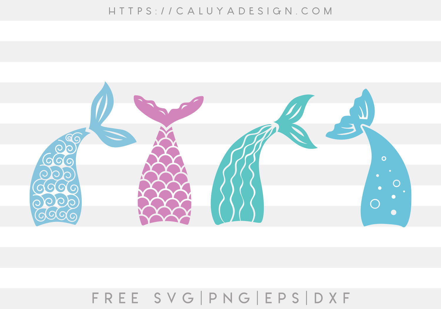 Download Free Mermaid Tail Svg Png Eps Dxf By Caluya Design