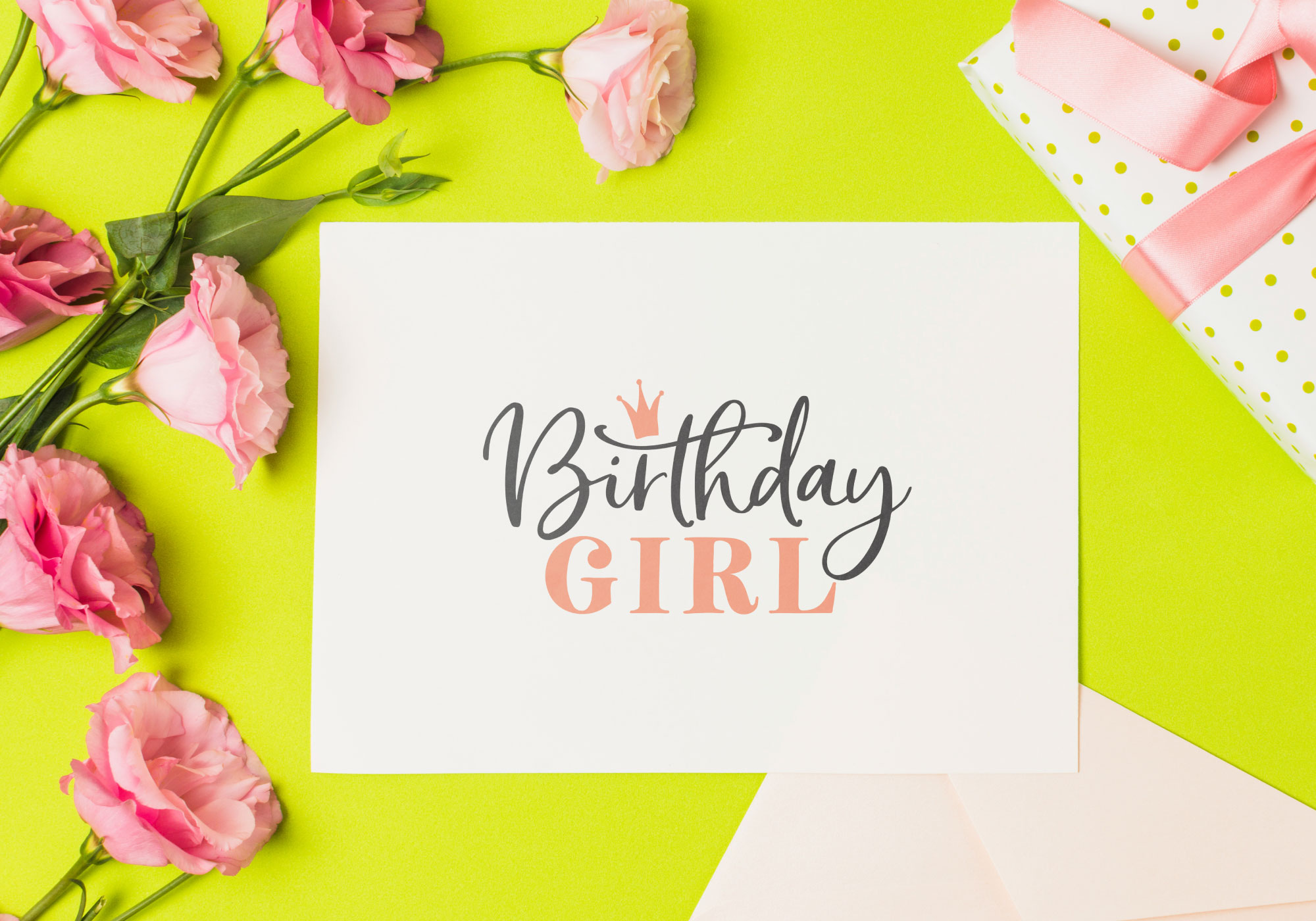 Free Birthday Girl SVG Cut File
