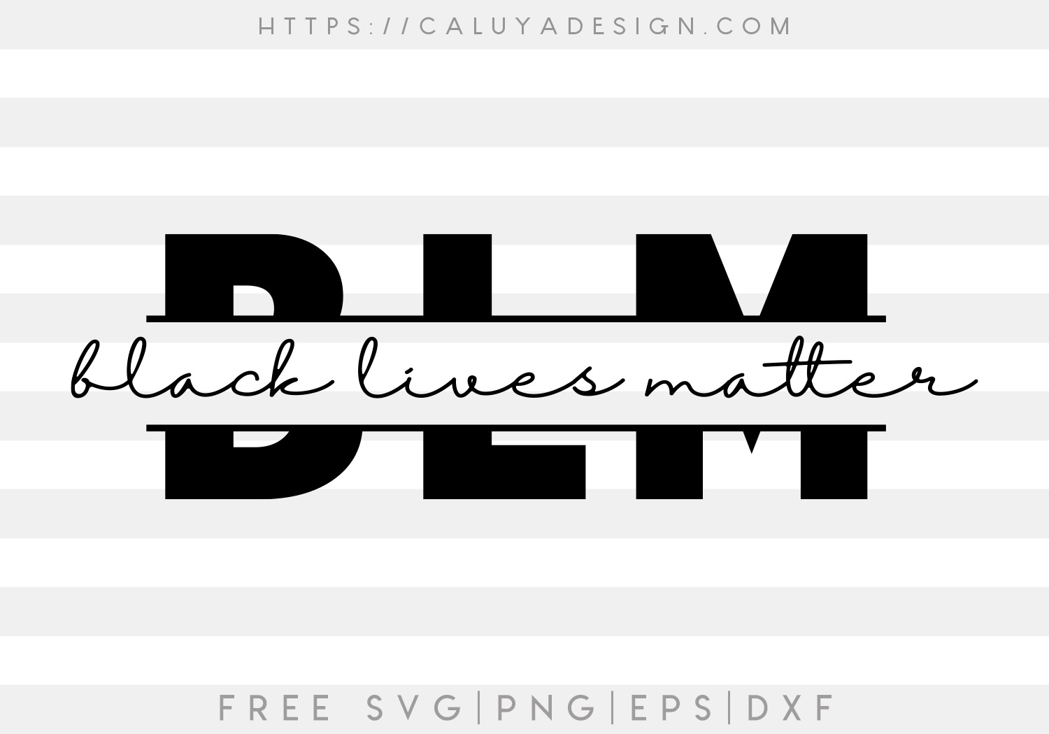 Free Black Lives Matter SVG Cut File