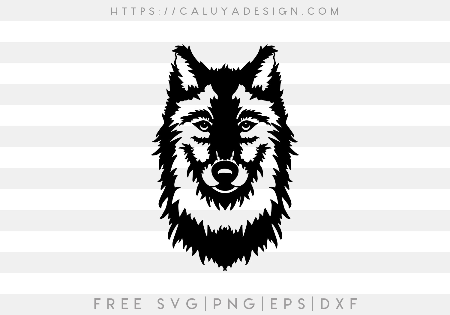 Hand Drawn Wolf SVG, PNG, EPS & DXF