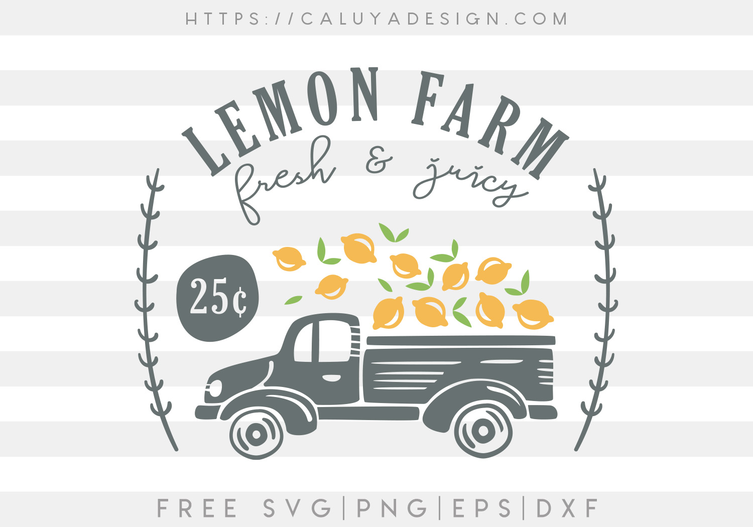 Lemon Farm SVG, PNG, EPS & DXF