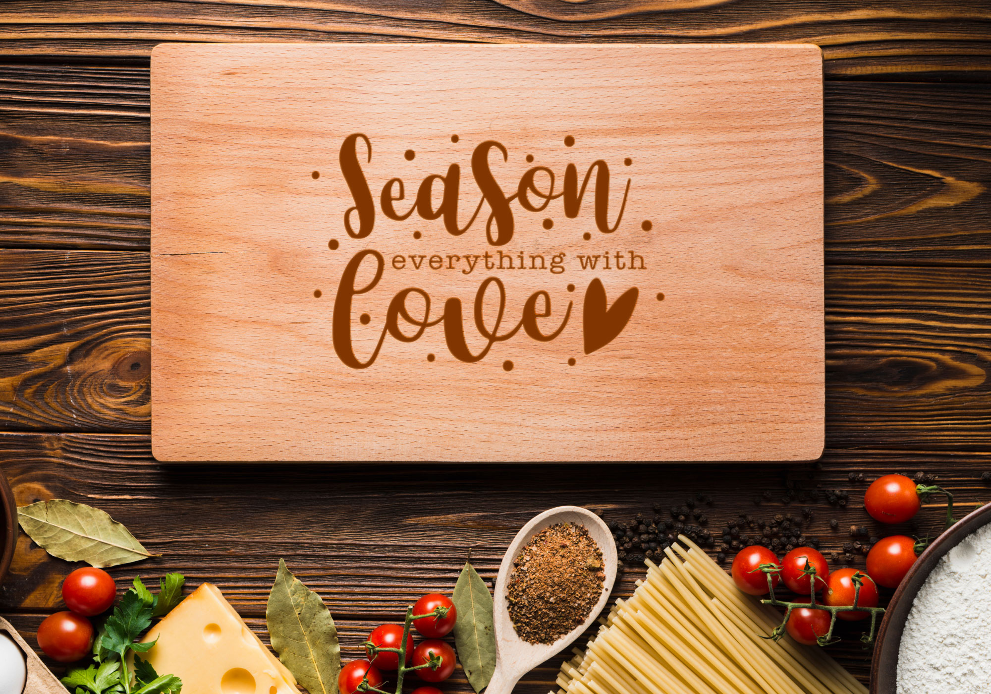 Free Season Everything With Love SVG Cut File