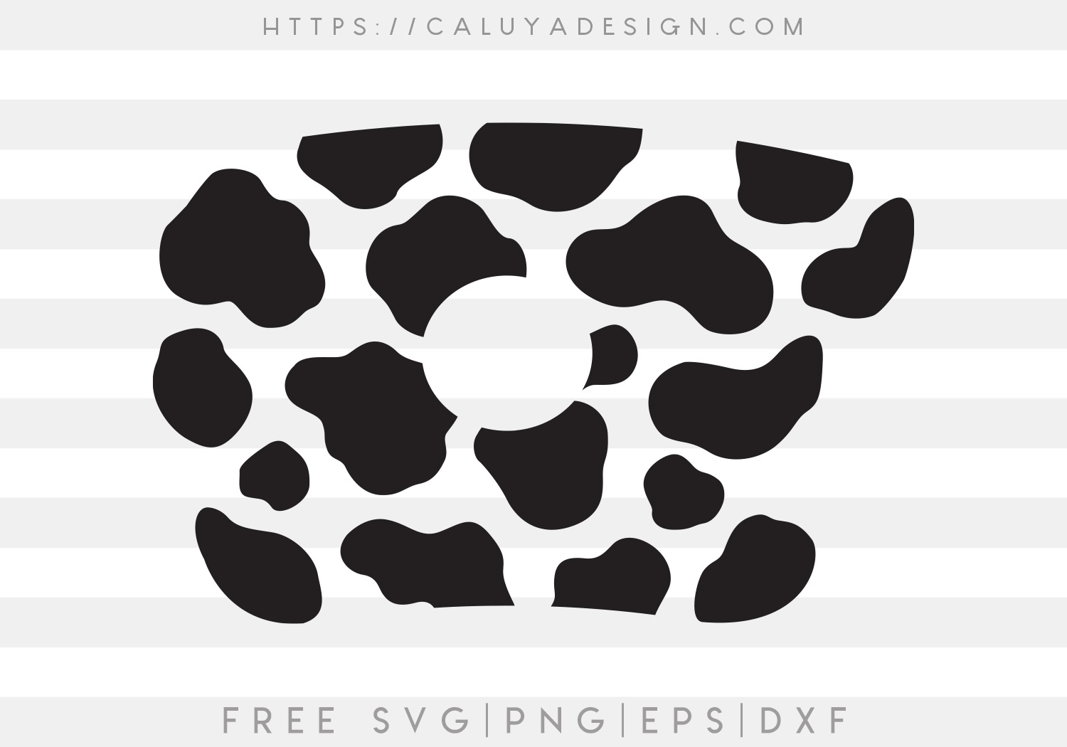 Free Cow Starbucks Wrap SVG Cut File