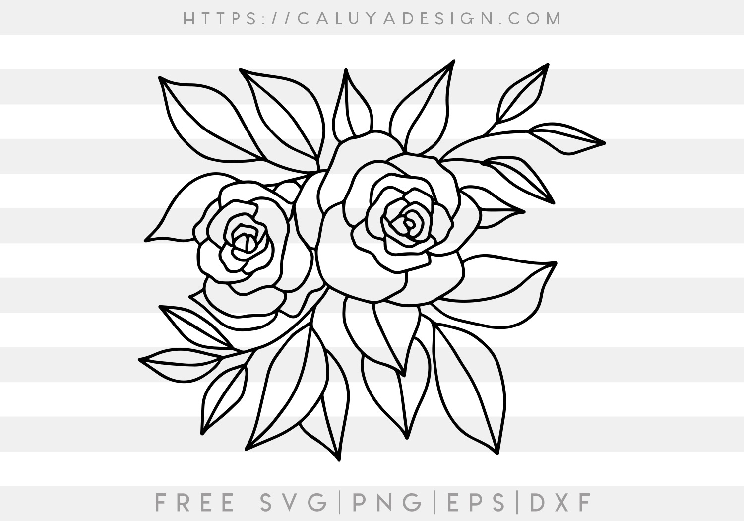 Free Flower Bouquet SVG, PNG, EPS & DXF by Caluya Design