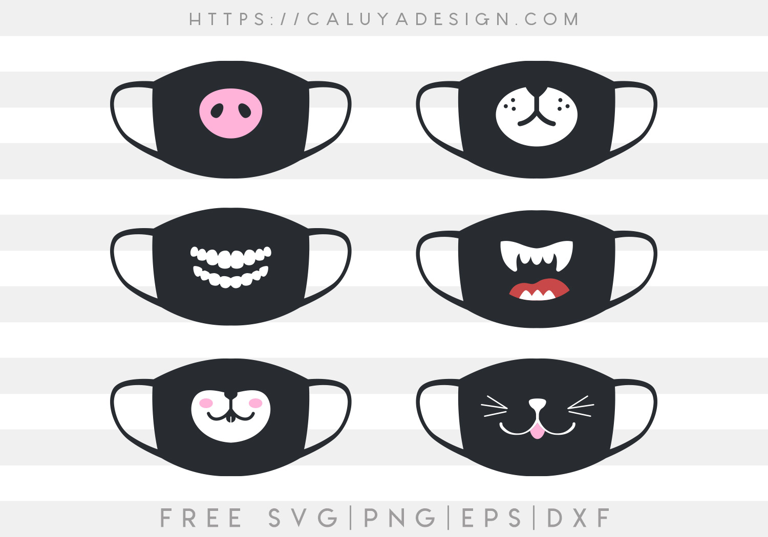 Download Free Funny Mask Mouth SVG, PNG, EPS & DXF by Caluya Design