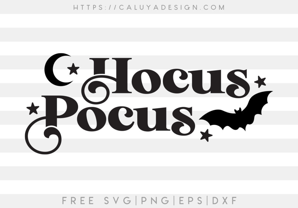 Download Free Hocus Pocus SVG, PNG, EPS & DXF by Caluya Desig