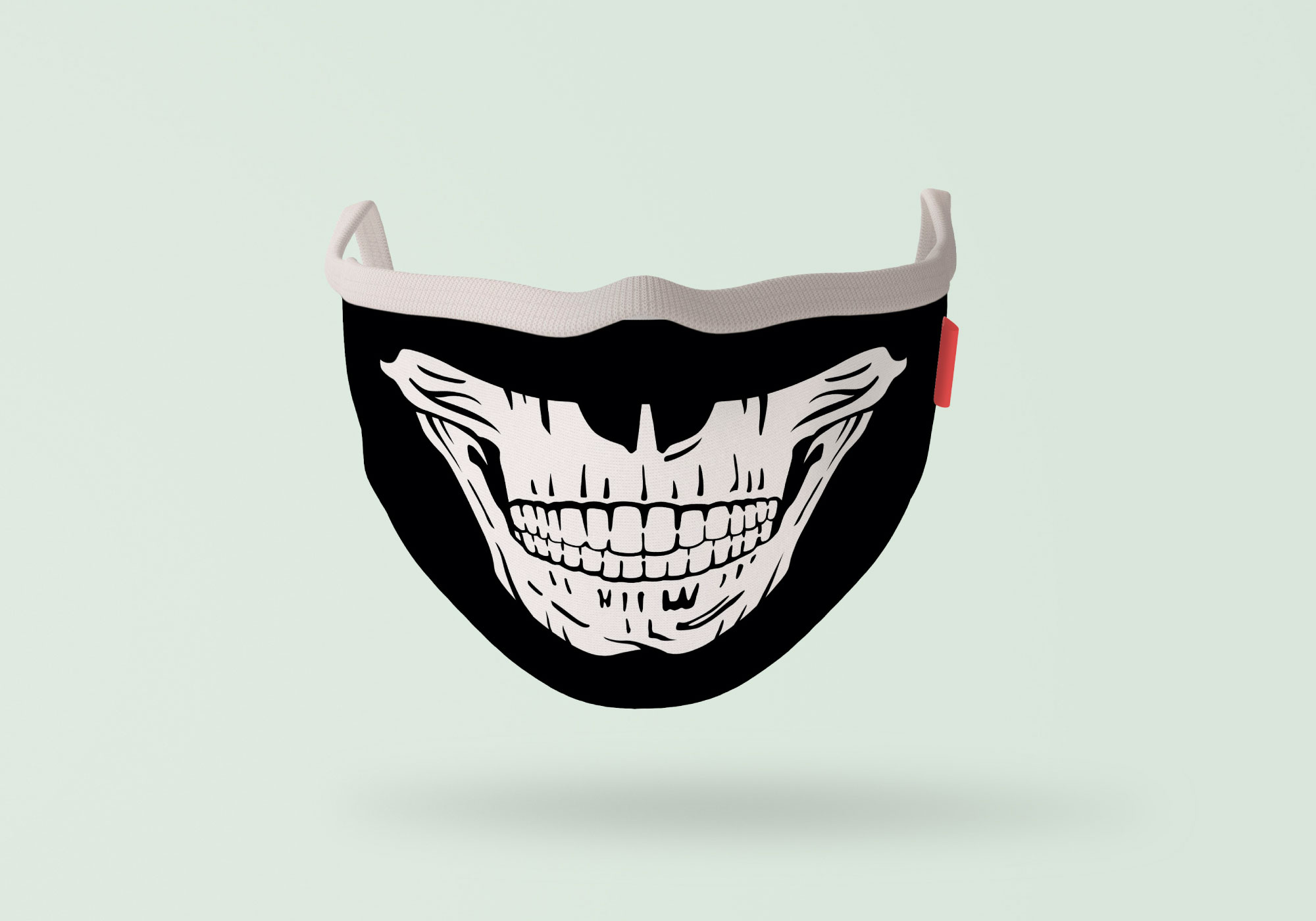 Free Skull Mouth For Mask SVG Cut File