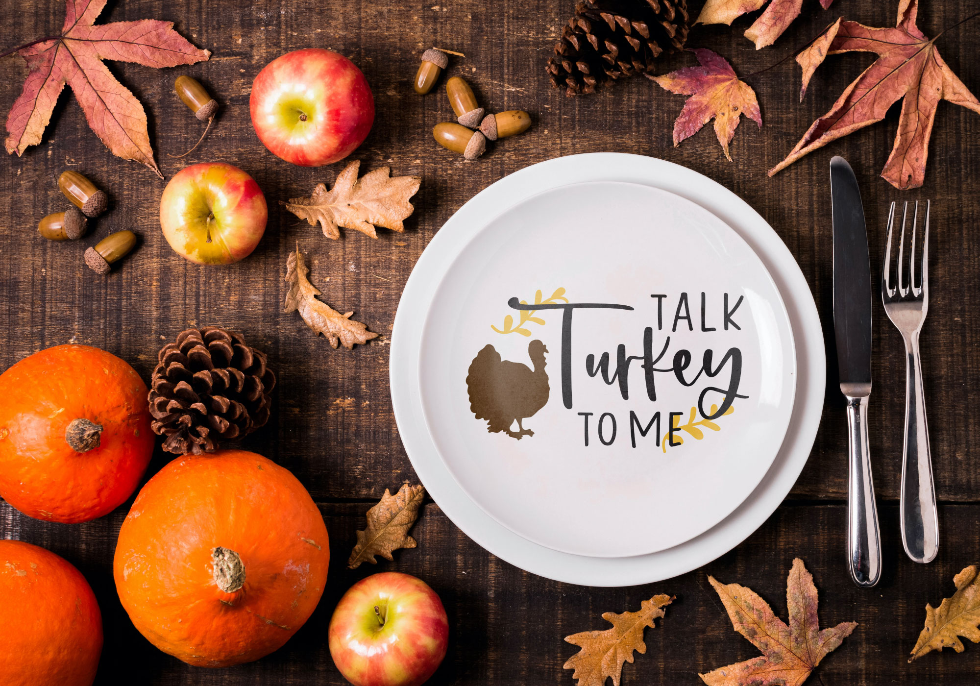 Free Talk Turkey To Me SVG Cut File