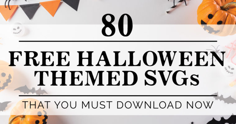 80 Free Halloween Themed SVGs