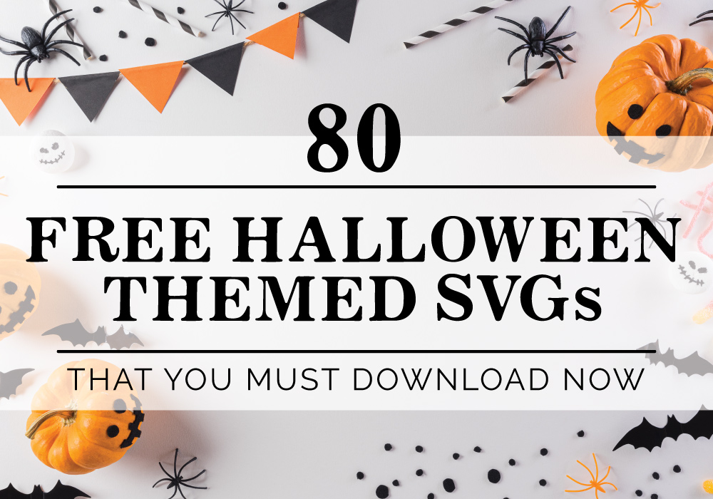 80 free halloween themed SVG