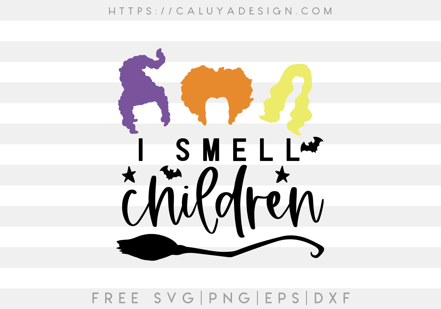 Free I Smell Children Hocus Pocus SVG Cut File
