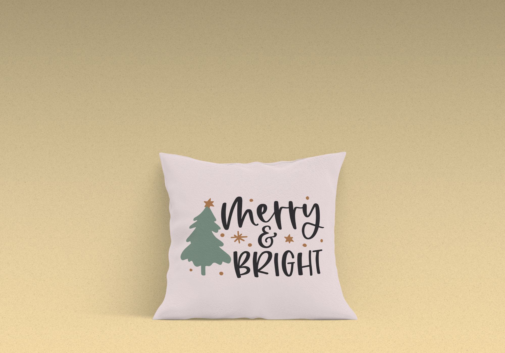 Free Merry And Bright SVG Cut File