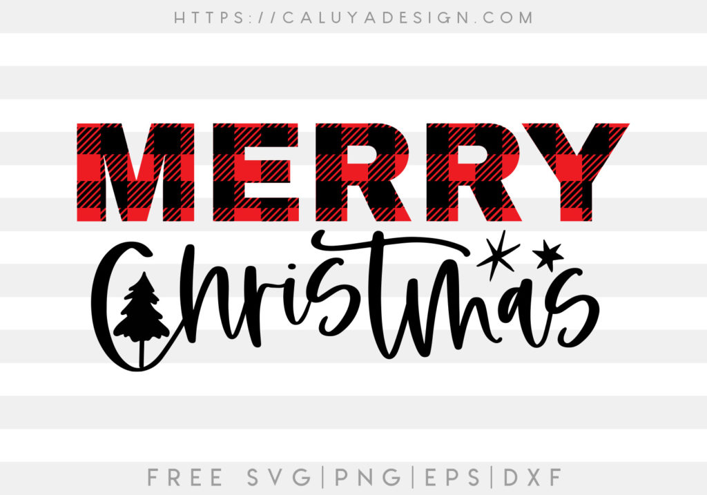 Free Merry Christmas Svg Png Eps And Dxf By Caluya Design
