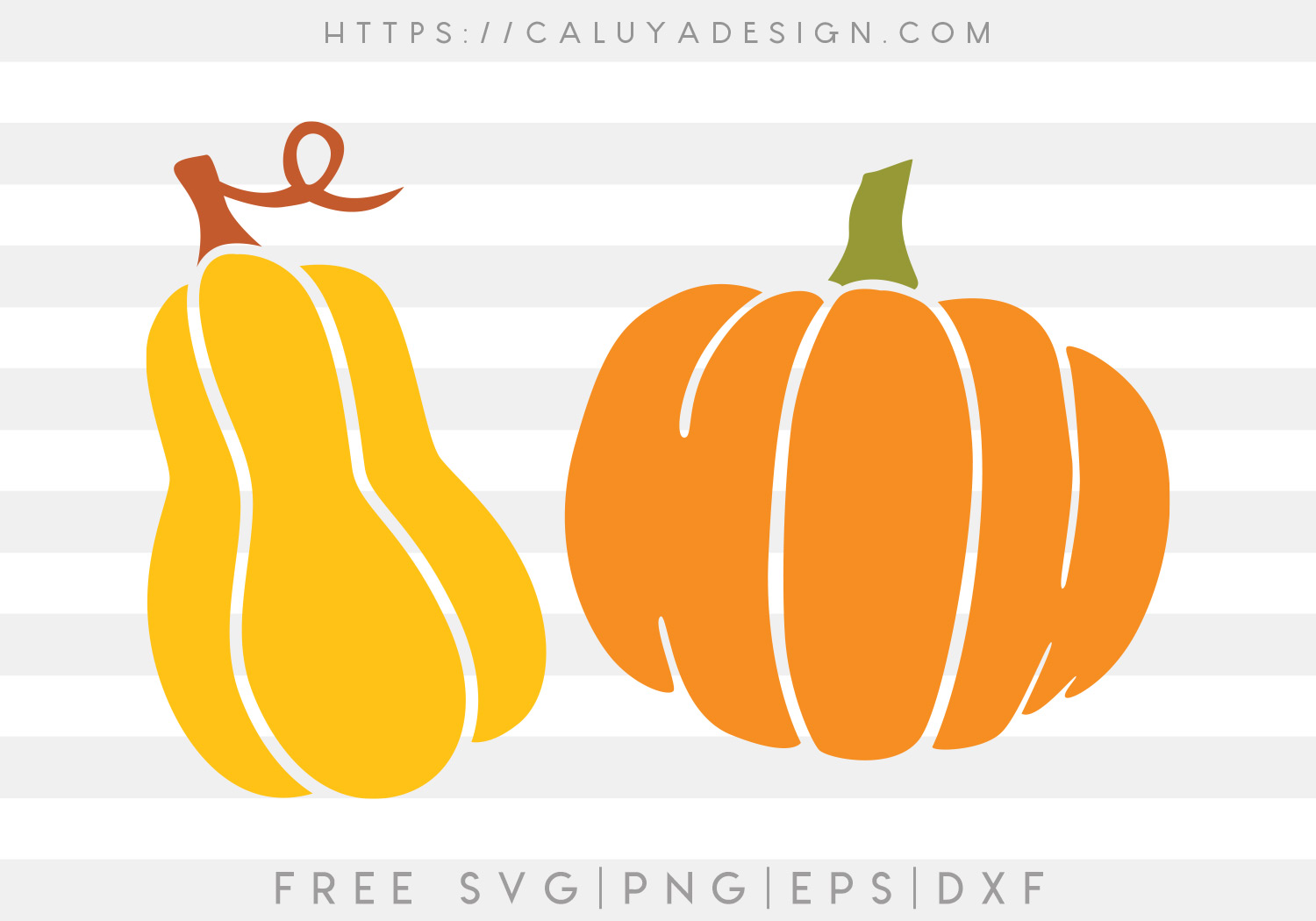 Free Simple Pumpkin Set SVG