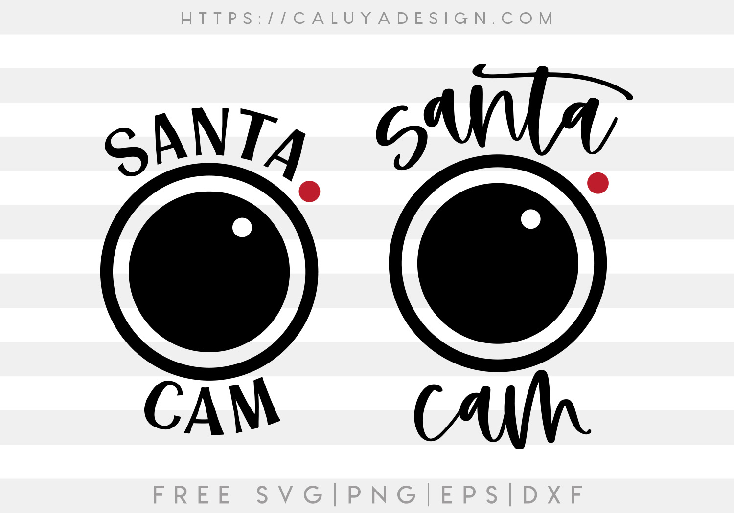 Santa Cam SVG, PNG, EPS & DXF