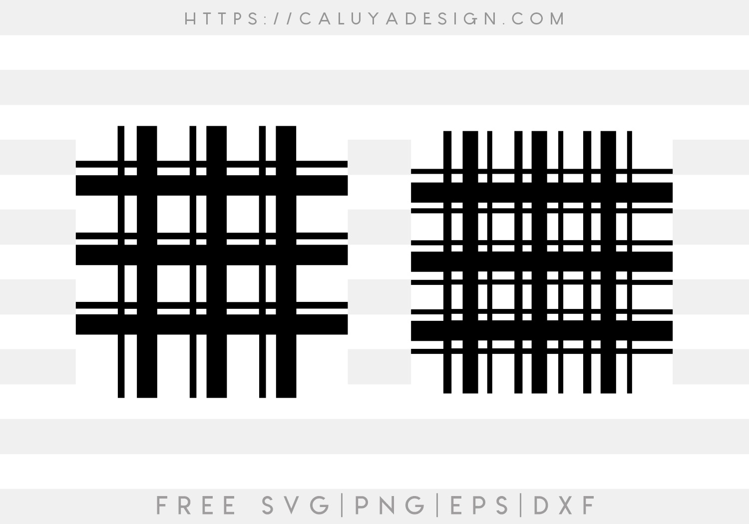 Free Plaid Set SVG Cut File
