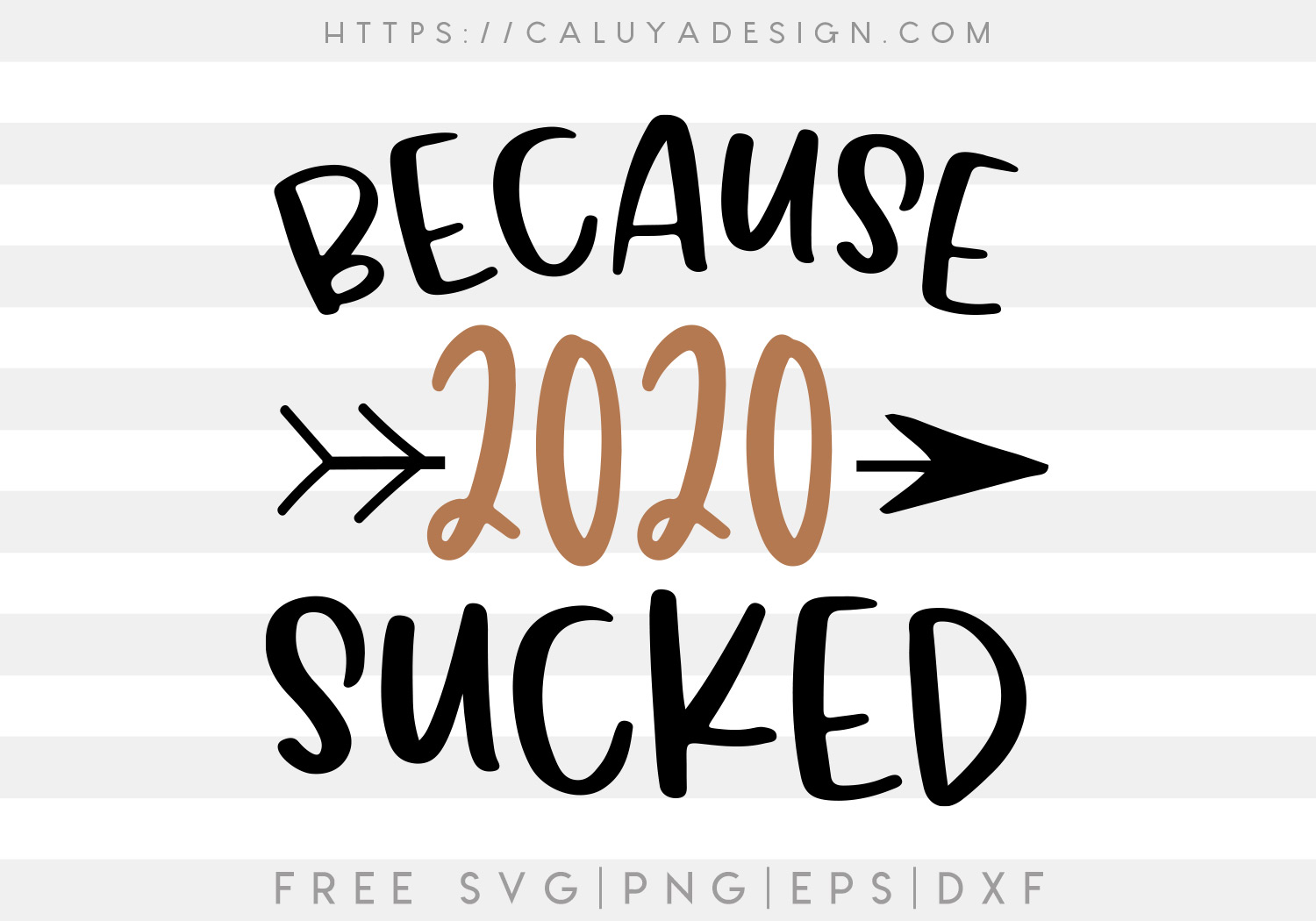 Free Because 2020 Sucked SVG Cut File