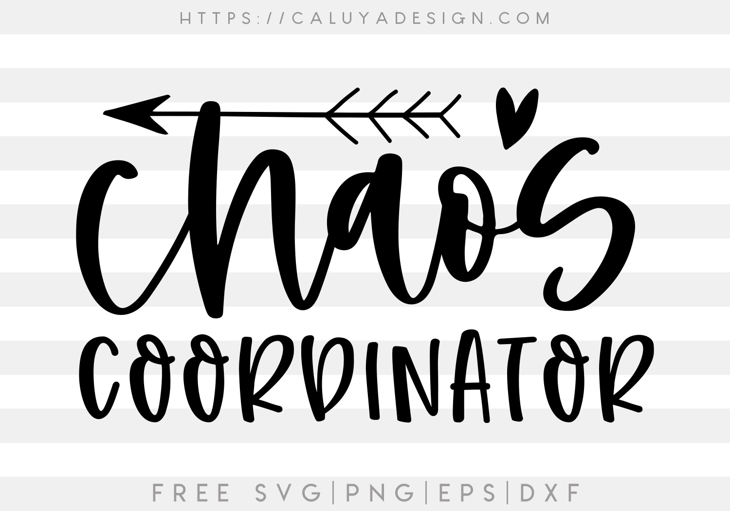 Free Chaos Coordinator SVG Cut File