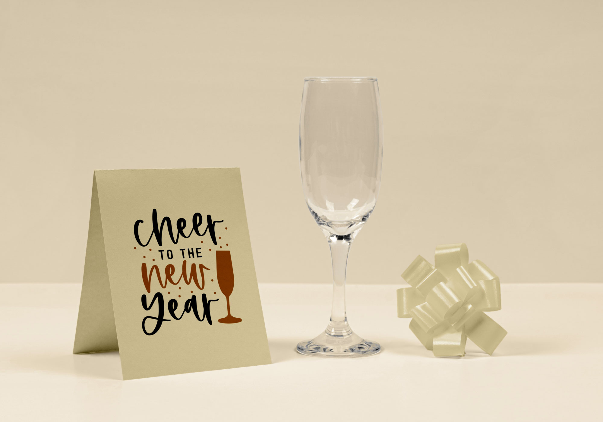 Free Cheer To the New Year SVG Cut File