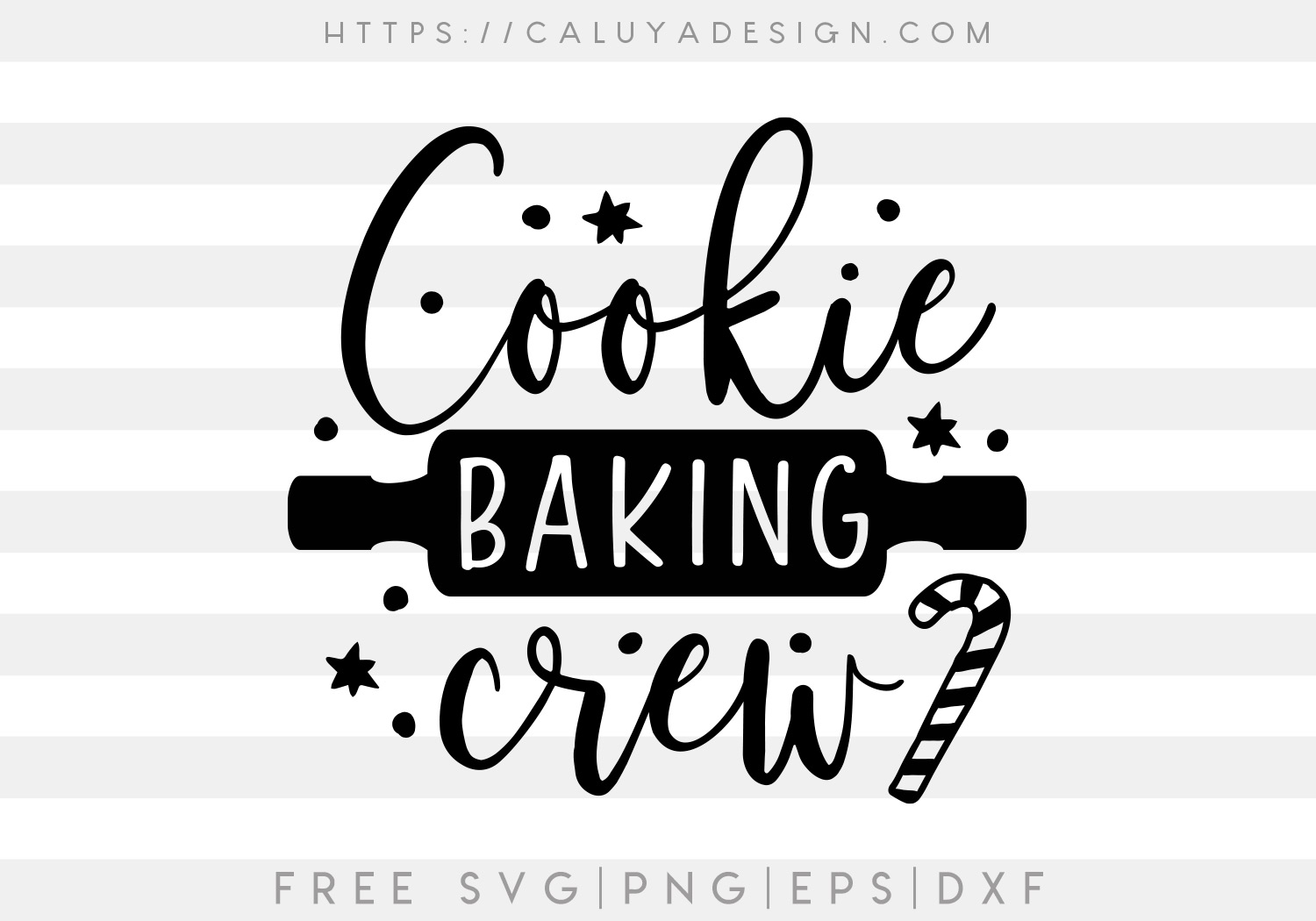 Free Cookie Baking Crew SVG Cut File