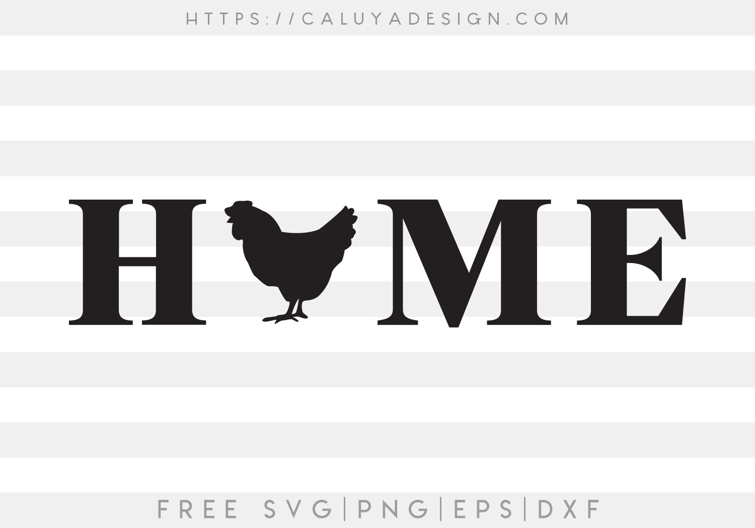 Farmhouse Home Sign SVG, PNG, EPS & DXF