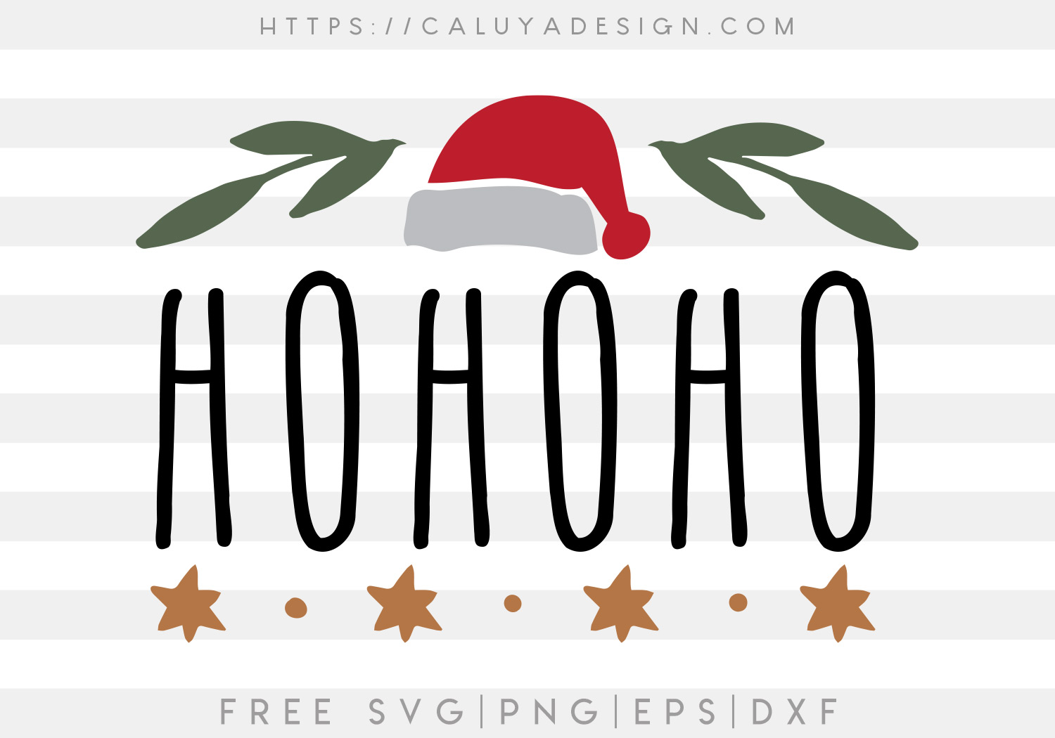 Free Hohoho SVG Cut File