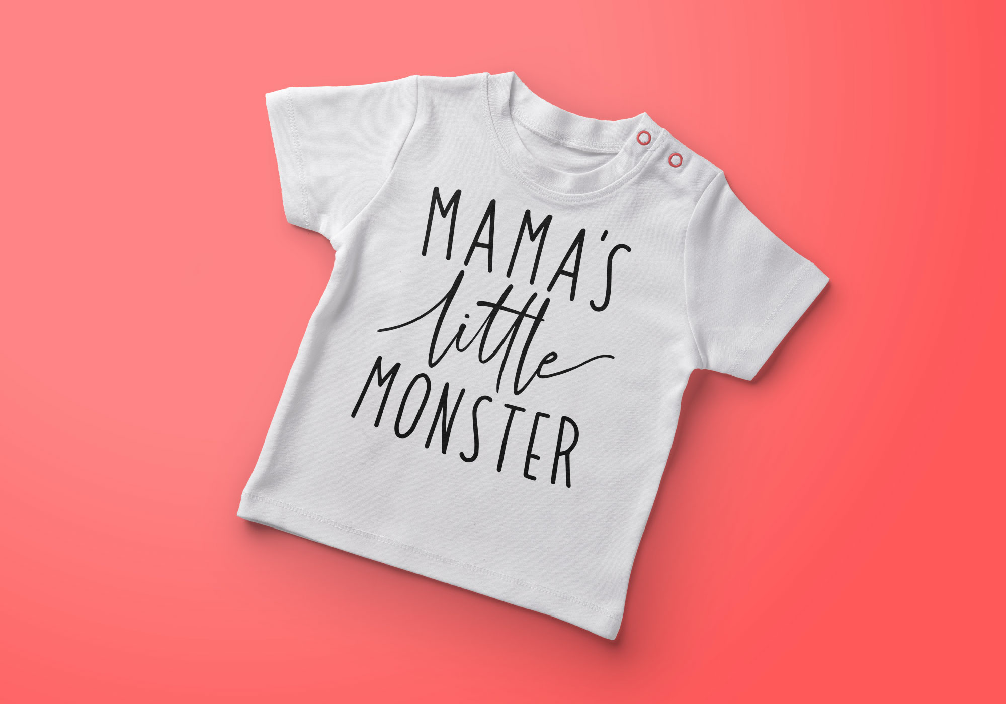 Free Mama's Little Monster SVG Cut File