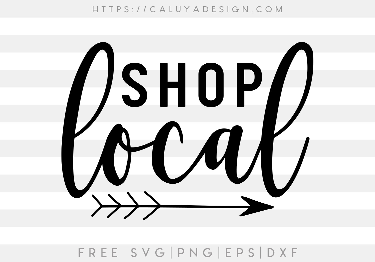 Free Shop Local SVG Cut File
