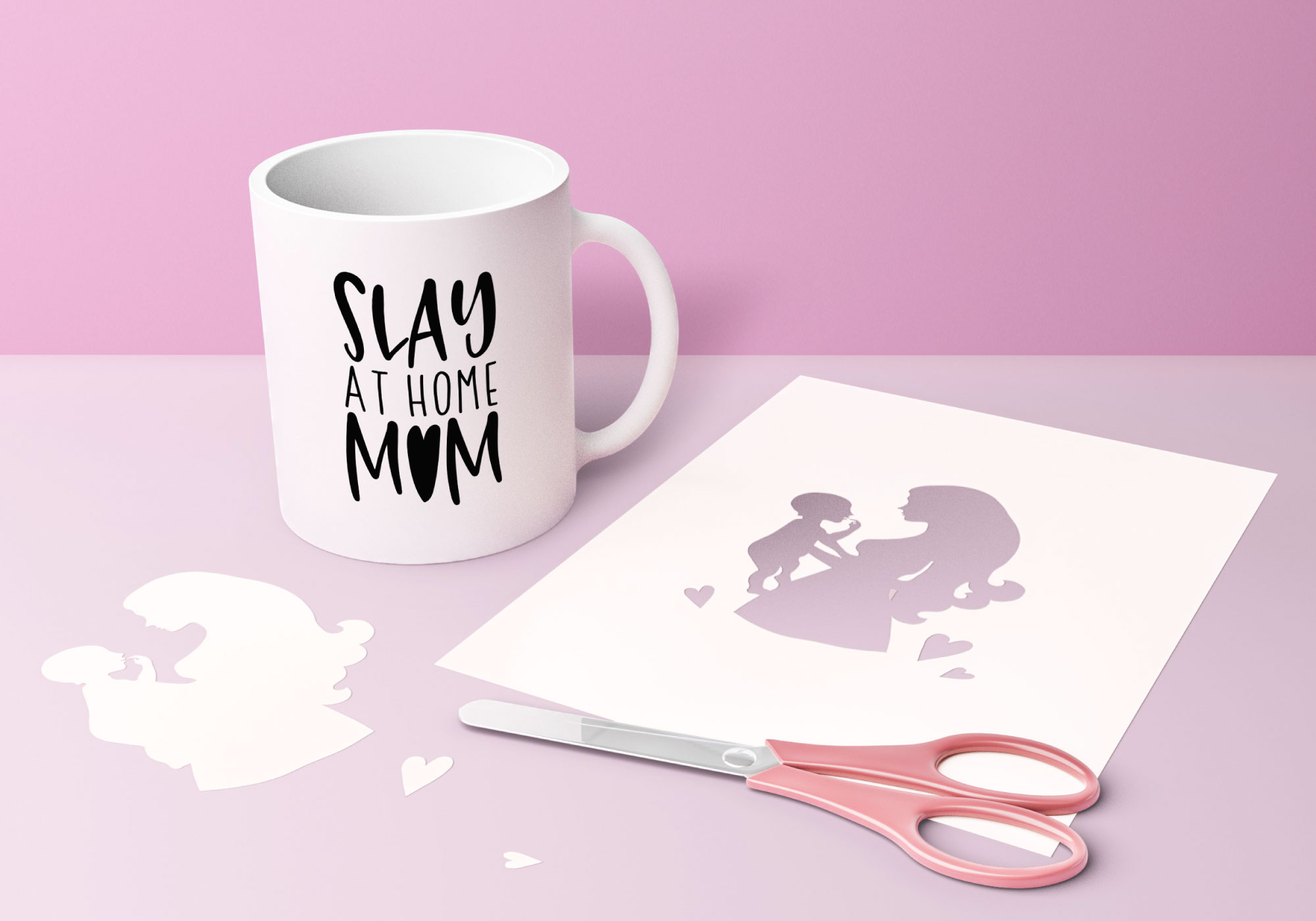Free Slay At Home Mom SVG Cut File